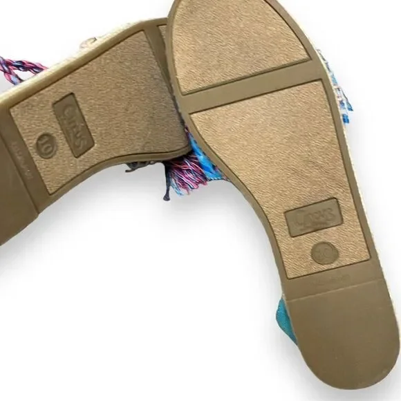 Circus Sam Edelman Lenora Espadrilles Sandals Women's 10 Multicolor Floral Boho - Picture 12 of 16